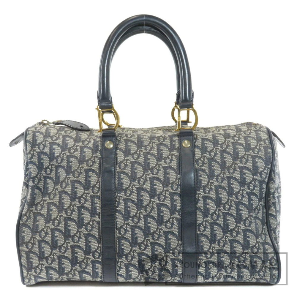 Christian Dior Trotter Boston Bag Canvas